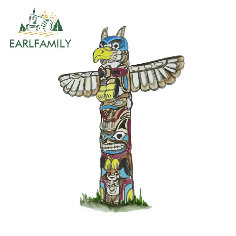 EARLFAMILY 13 см x 8 Виниловая наклейка с изображением индийской культуры и тотем для