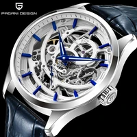 2021 skeleton tourbillon wristwatch pagani design mens mechanical watch top brand luxury mechanical watch men relogio masculino