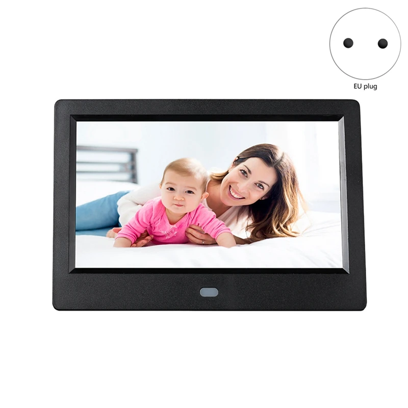 

7 Inch Mult-Media Player MP3 MP4 Alarm Clock Wall Mountable with Infrared Remote Control Digital Picture Frame