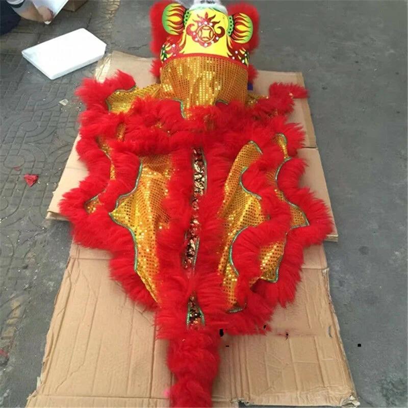 Танцевальный Костюм талисман китайского льва для детей|Талисман| |