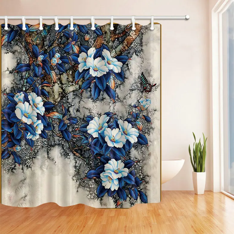 Животное тигр панда Ванная комната Водонепроницаемая занавеска для душа 3d