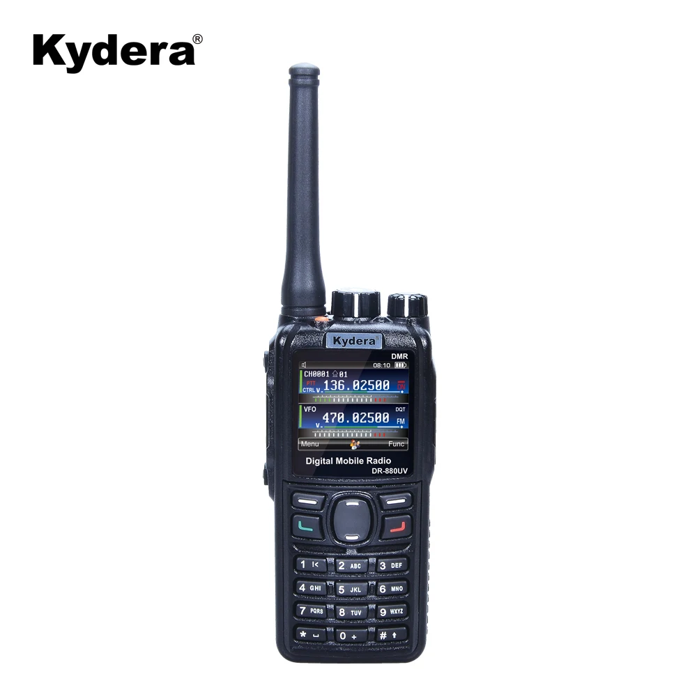 

VHF UHF Kydera DR-880UV DMR amateur hf radio transceiver ham handy talky repeater multibandas radio portable ham radio