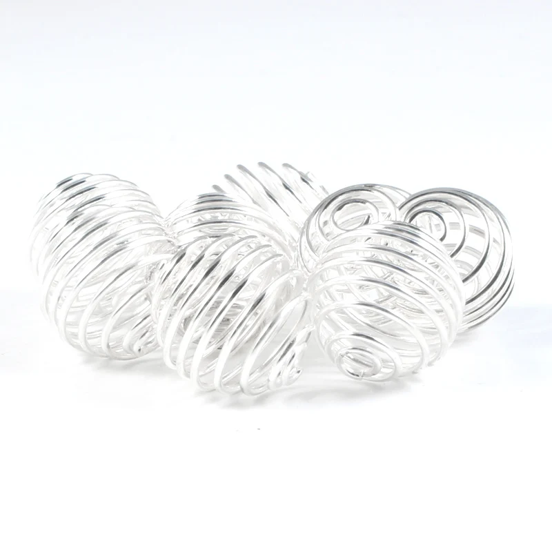 Круглые бусины фонарики для ювелирных изделий обжимные ожерелья браслета