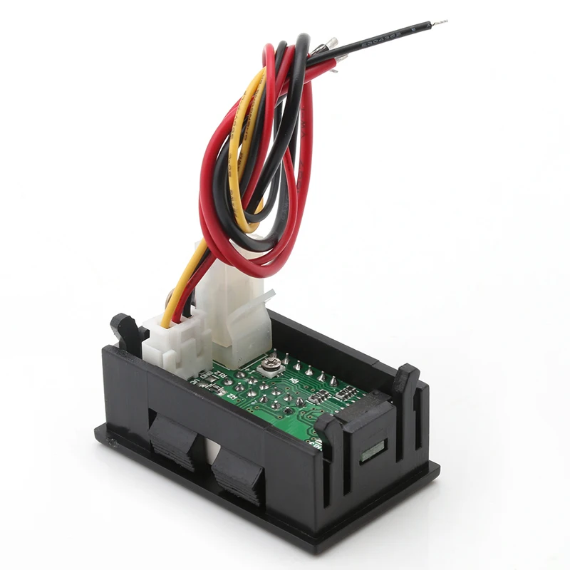 Двойной Дисплей 4 бит Напряжение измеритель тока DC 0 33V/1A/3A Вольтметр