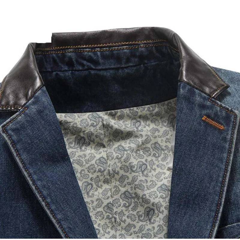 Aismz новинка для отдыха ковбойские пальто мужские свободные Блейзер костюм