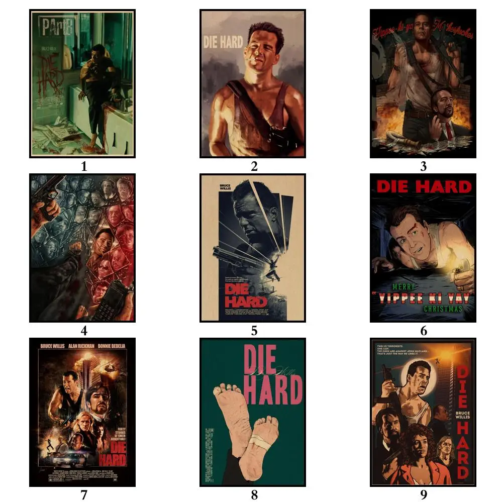 Картина на холсте Die Hard 1988