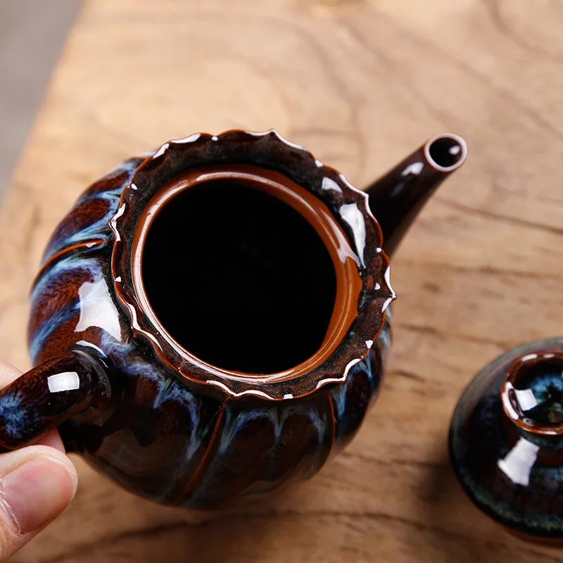 The Kiln Porcelain Teapot Filter dan hu Ceramic Kung Fu Tea Single yao Variable Drawing pao cha Home | Дом и сад