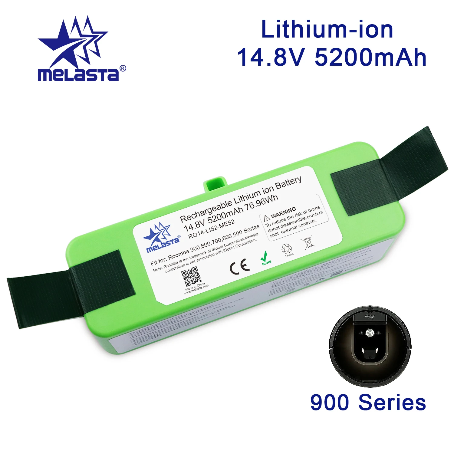 5.2Ah 14,8 V ионно-литиевая Батарея для iRobot Roomba 900 800 700 600 500 Серии 960 980 981 530 560 620 650 770 780 870 с бренда клетки