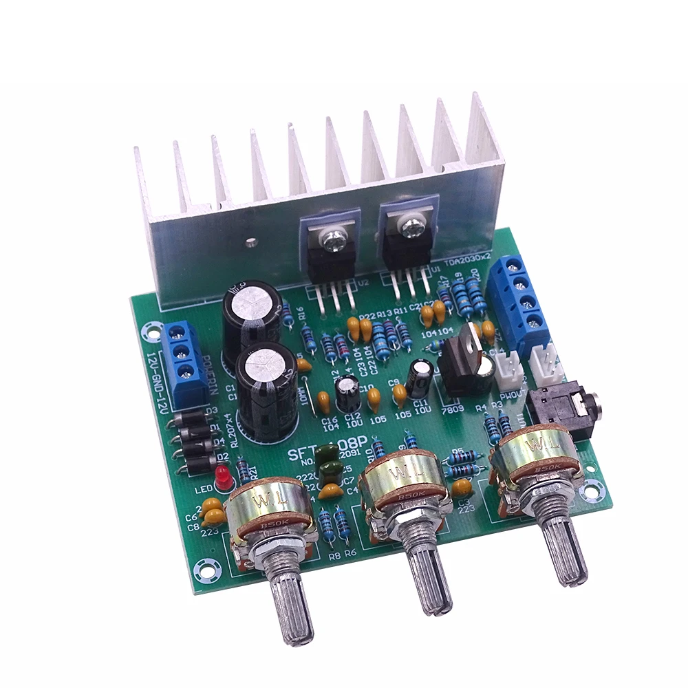 Плата усилителя мощности TDA2030A HiFi высокоточная двухканальная 2 0 Fever Audio 15Wx2 Electronic DIY