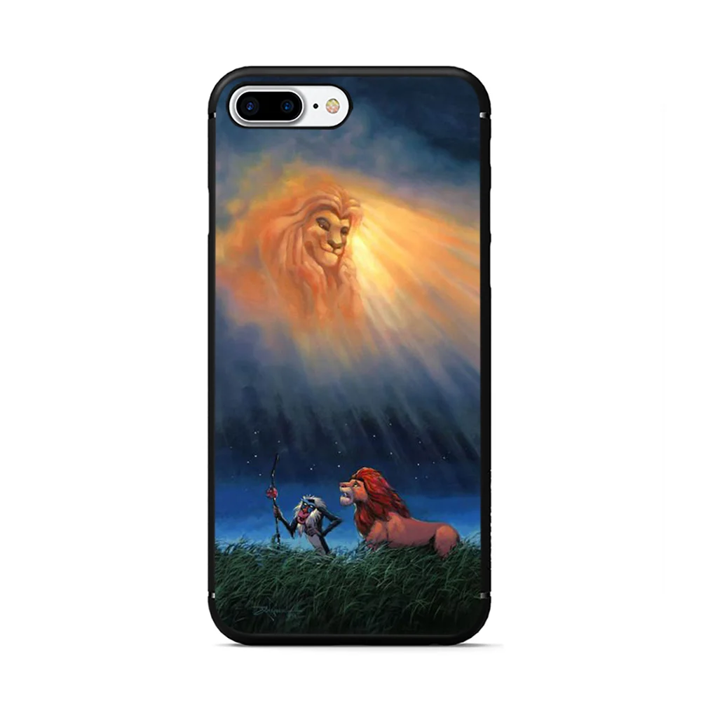 B4 Le roi lion чехол для iphone 7 plus Мягкий ТПУ чехол для телефона iphone 6 7 6s 7 plus X XR XS MAX Lion King nala simba timon coque - Цвет: B4