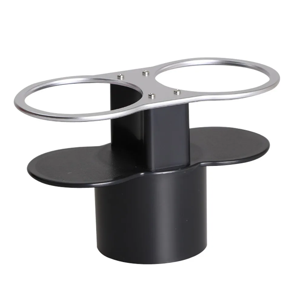 

Car Cup Holder Double Holes Car Drink Water Bottle Beverages Coffee Mount Stand Organizer In the Car Black Auto Supplies
