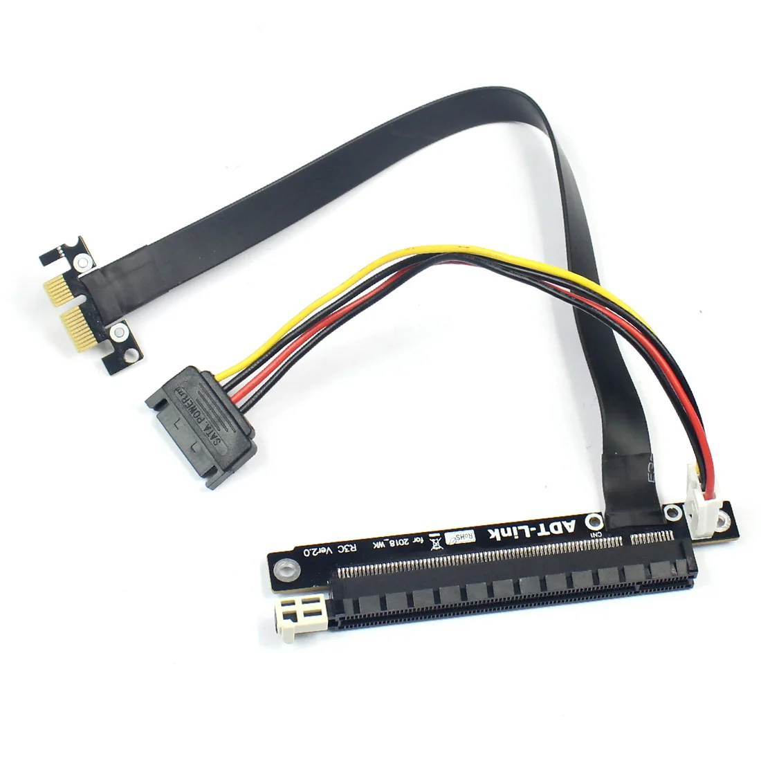 Переходная карта Gen3.0 PCIe адаптер 1x до 16x не требует USB-кабеля питания PCI-E x1 x16 GPU