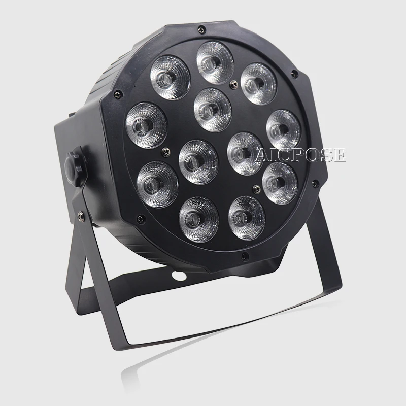Светодиодная лампа Par RGBW 4 в 1 плоские led лампы par dmx512 для дискотек профессиональное