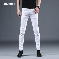 2022 new arrival four seasons jeans men fashion elasticity mens jeans male cotton jeans pantsblue white black size 28 36