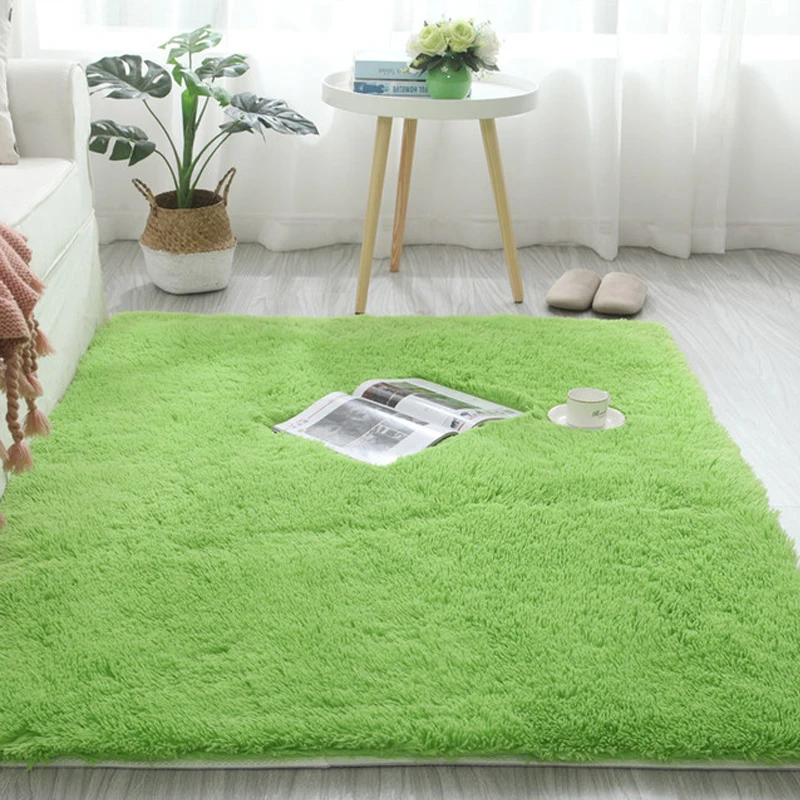 

Room Decor Nordic Living Room Rugs Furry Mat For Bedroom Carpet Large Size Plush Anti-slip Door Mat Children's Rugs Home Carpet