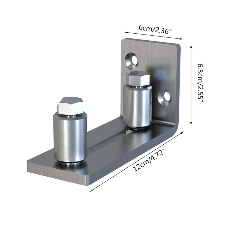 Направляющая напольная для раздвижных дверей сарая 2 шт. система настенного