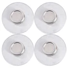 Настенный магнитный держатель для мыла на присоске, 4 шт., держатель для мыла на присоске (серебристый)