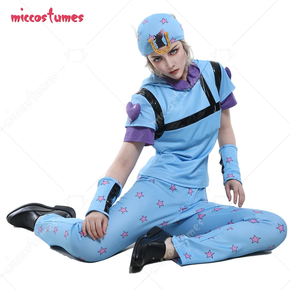 Костюм для косплея с капюшоном Джонни джодстар 7 стальных шариков | Тематическая