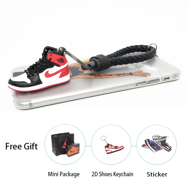 Ручной работы 3D AJ брелок Air Mini Jordan кроссовки модель милый брелок для ключей Баскетбольная обувь брелок лучший подарок Новая мода ювелирные изделия - Цвет: 9