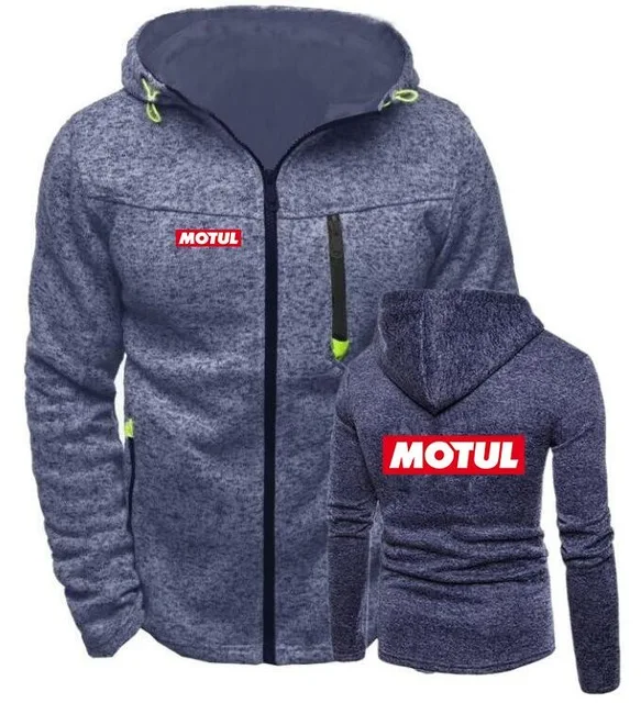 

2019 Winter New Fashion for MOTUL Motor oil logo Hoodie Men Zipper Cardigan Jacket Hoodie Sweatshirts Casual Coat Tops XT