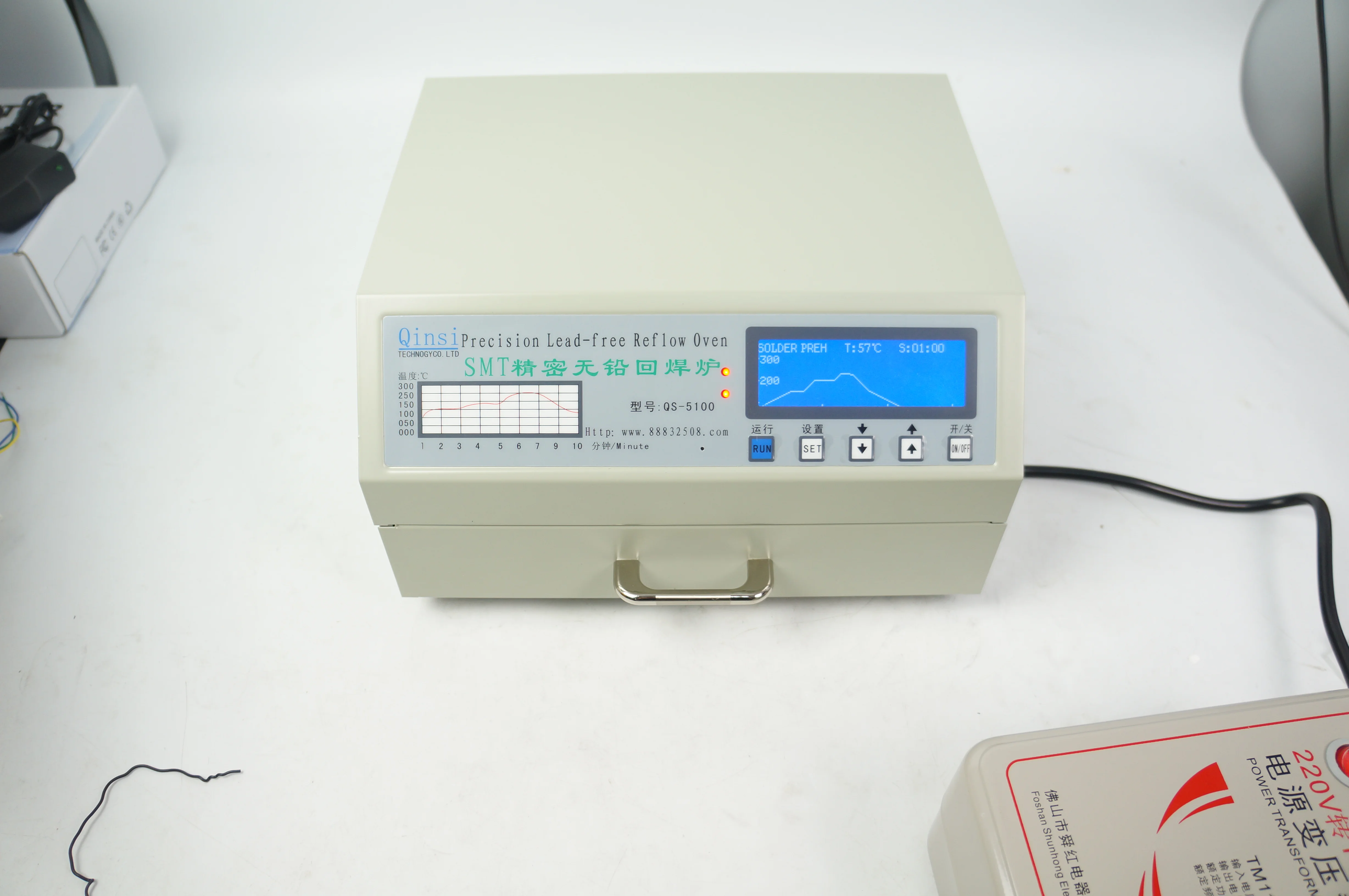 QS-5100 600W Бессвинцовая SMT печь для оплавления SMD паяльная зона 180*120 мм | Инструменты