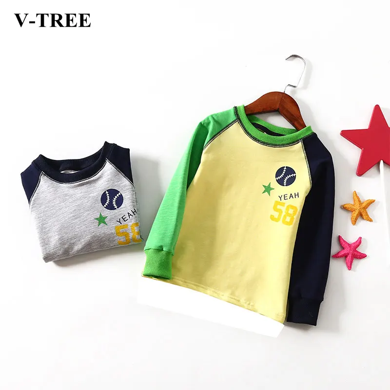 

Spring Children Sweatshirt Long Sleeve Sweatshirts For Kids Sport Boys T-shirt 2-8Y Baby Shirts School Baby Tops