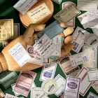 60 шт. Винтаж штамп Стикеры s Ретро спичечный коробок Скрапбукинг бумажная наклейка для творчества Стикеры для художественного оформления ногтей, ручная работа Скрапбукинг Стикеры s Набор Для Ablum дневник