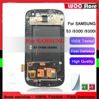 4 8 lcd display for samsung galaxy s3 touch screen digitize panel parts assembly with frame for samsung galaxy s3 i9300