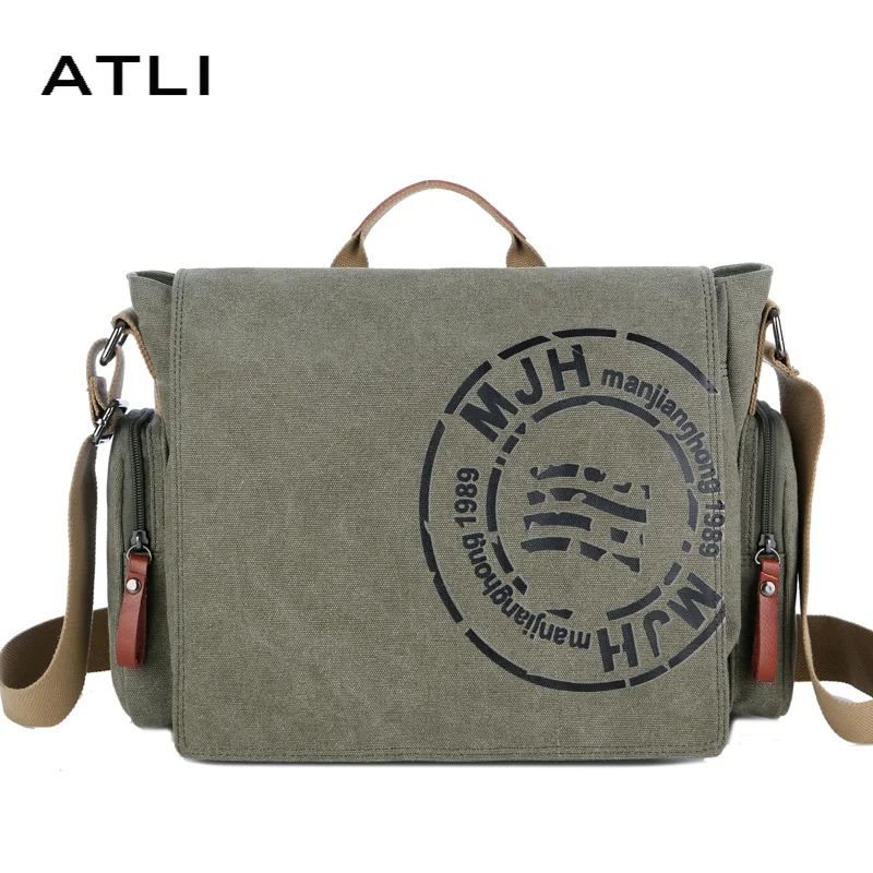 

Холщовый саквояж на плечо для мужчин, сумочка кросс-боди для работы и путешествий, мессенджер, портфель, тоут, 2020