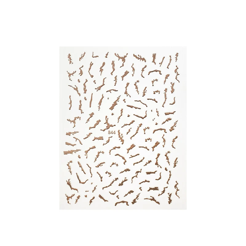 1 шт. ажурная наклейка в виде розы аксессуары для дизайна ногтей лазерная