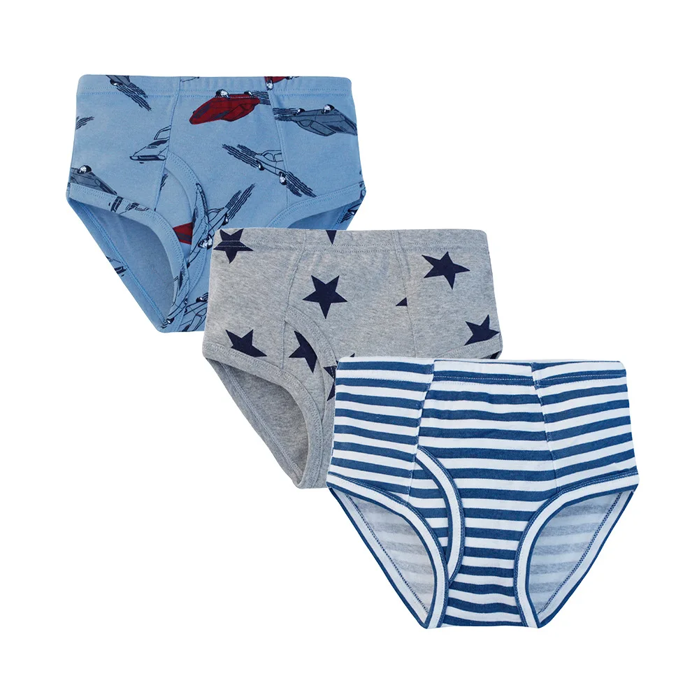 3 PACK-F Детская одежда для мальчиков из хлопка с принтом динозавр, нижнее белье трусы для детей ясельного возраста, мальчиков из хлопка с мультяшным принтом трусы-боксеры Спортивная одежда(От 2 до 10 лет - Цвет: 3 PACK-F