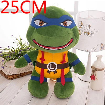 25CM 25 см 35 см Милая мультяшная плюшевая игрушка Черепашки Модель Кукла Плюшевая Игрушка Q версия кукла детский подарок - Цвет: 25CM