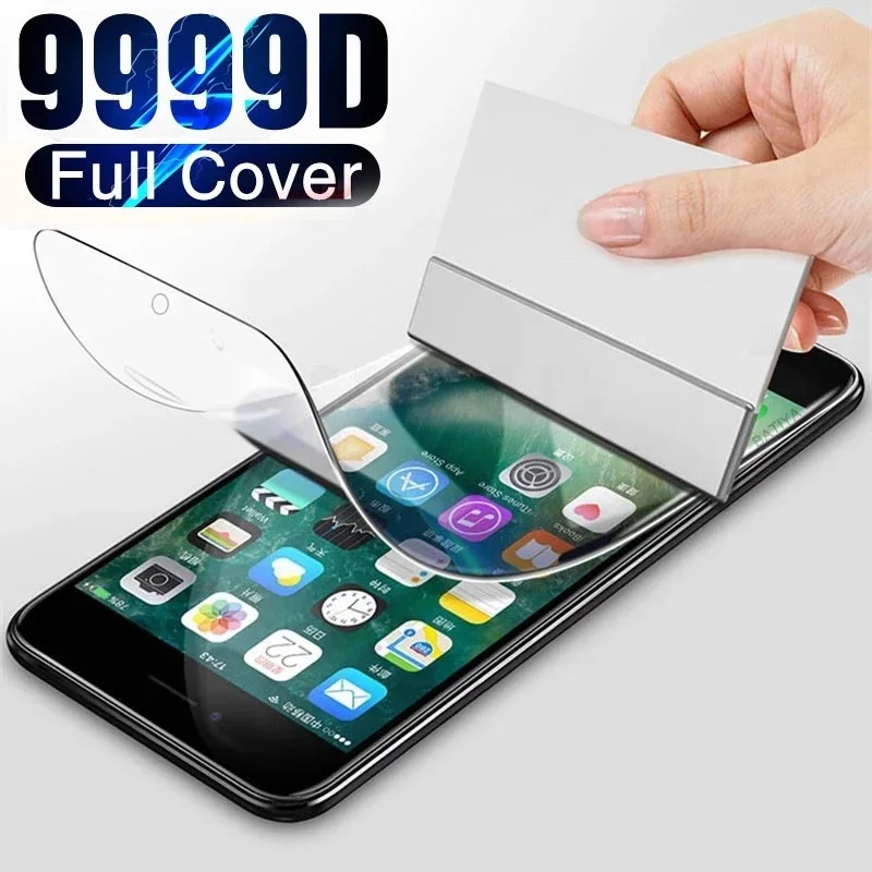 Защитная пленка для iPhone 11 12 Pro Max XS XR 7 8 6s Plus SE Гидрогелевая экрана Mini Max|Защитные
