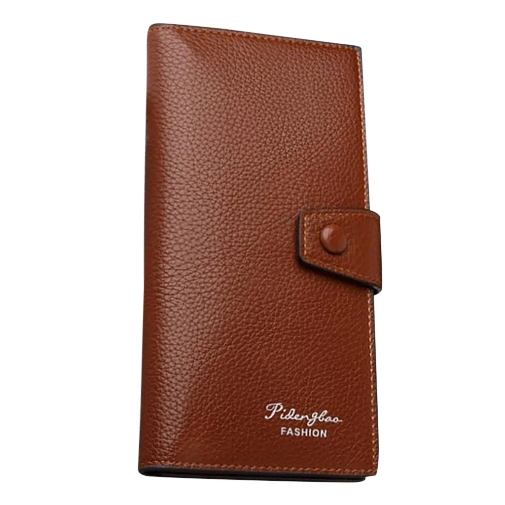 Женские кожаные кошельки с карманами для монет держателем карт повседневный