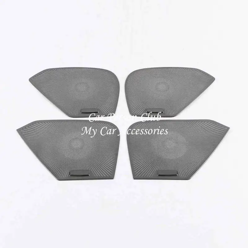 

For MAZDA CX-5 CX5 2017-2021 Door Trumpet Speaker Sound Ring Cover Interior Horn stereo Frame Trim Stainless Audio Car Accessory