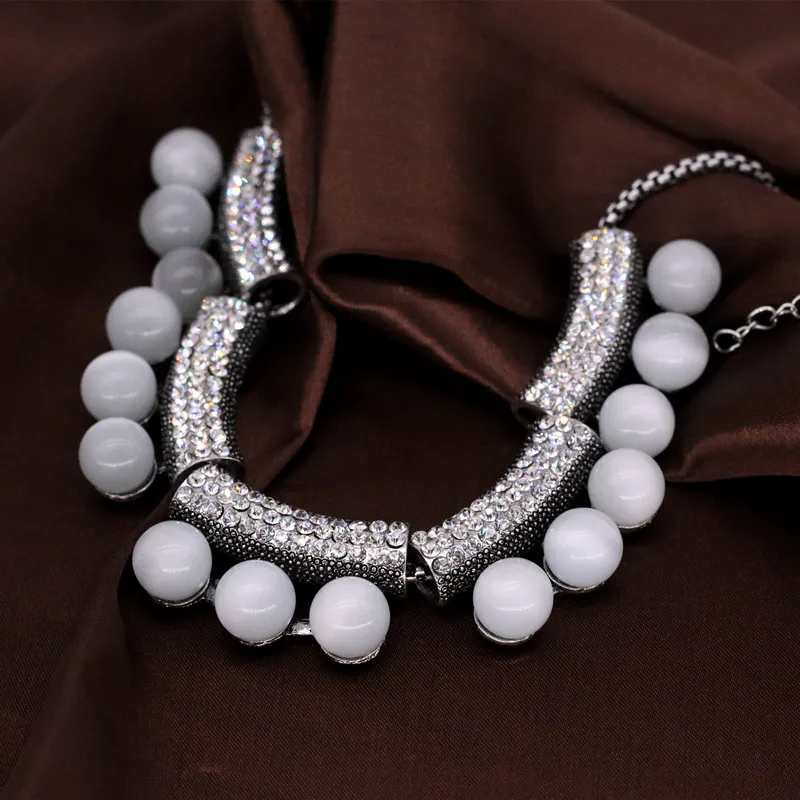 Женское Ожерелье чокер с подвеской из опала|Ожерелья подвеской| |