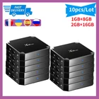 Приставка Смарт-ТВ X96 mini, Android 9,0, Amlogic S905W, 2 + 162,4 ГГц, Wi-Fi, HD, 4K, 10 шт.