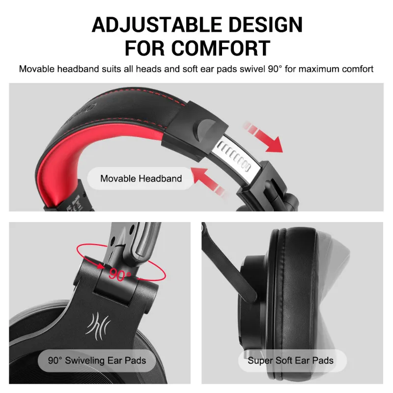 Oneodio Fusion профессиональные Проводные студийные DJ наушники+ беспроводная Bluetooth 4,0 гарнитура HIFI стерео монитор наушники с микрофоном