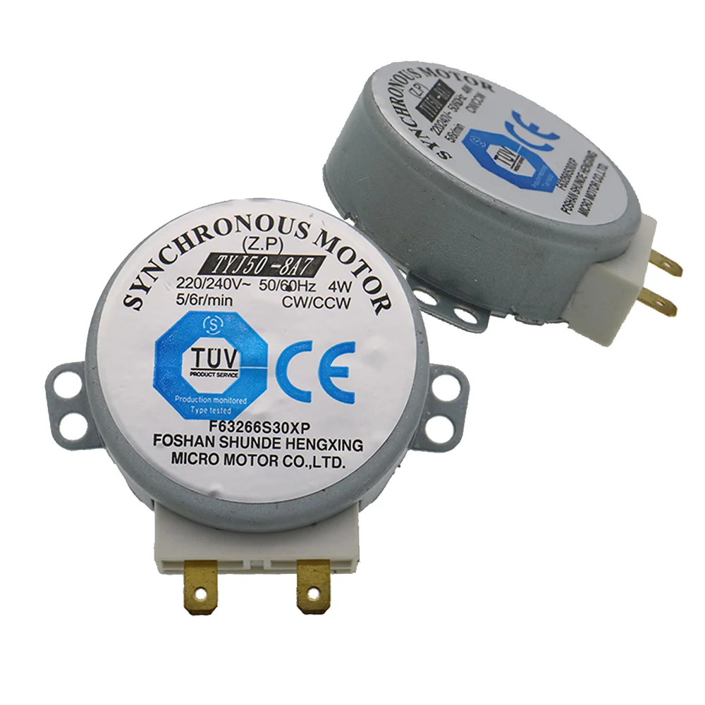 

High Quality 220-240V 4W Synchronous Motor for Air Blower TYJ50-8A7 Microwave Oven Tray Motor 5/6RPM 50HZ