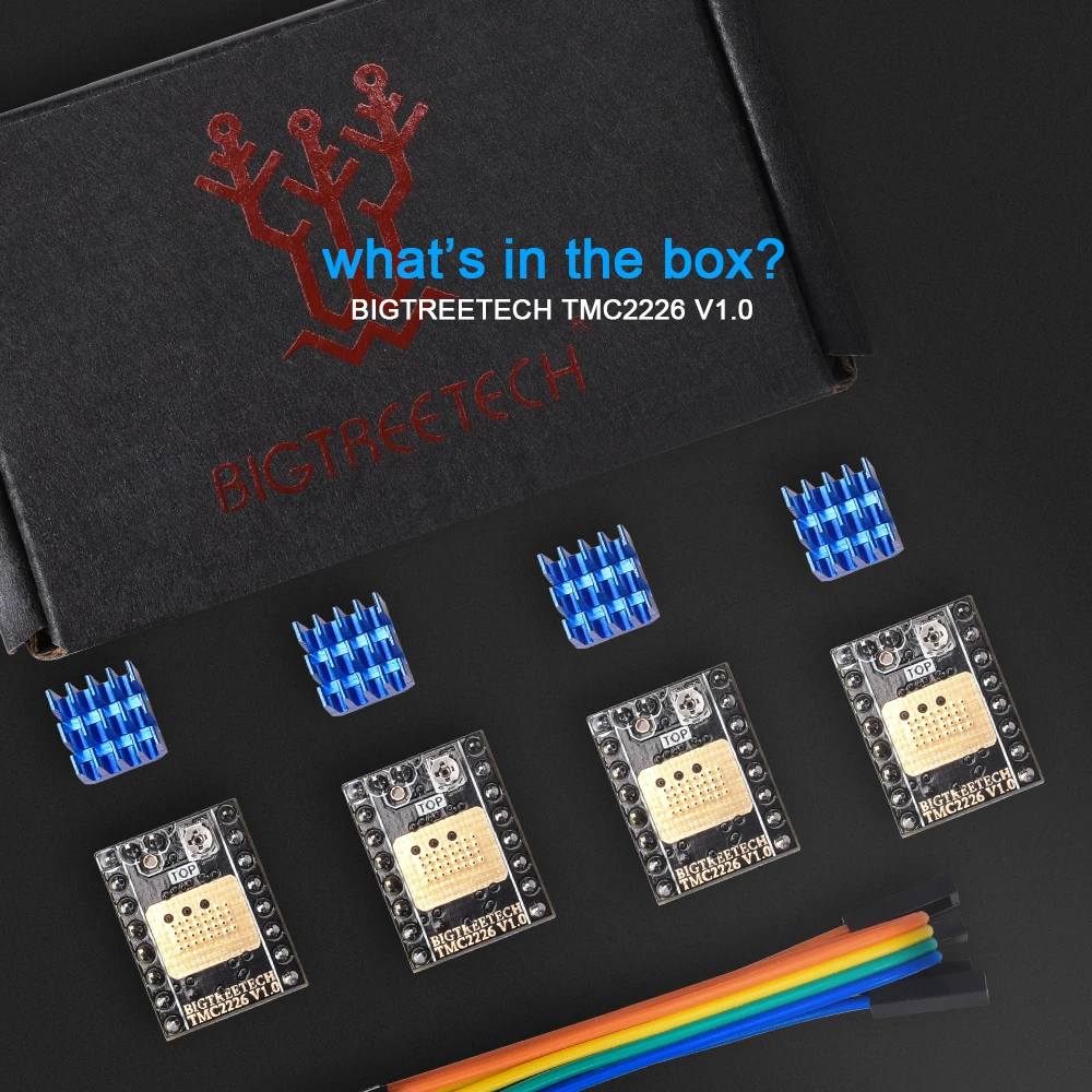 Драйвер BIGTREETECH TMC2226 V1.0 UART для шагового двигателя запчасти 3D принтера TMC2209 TMC2208 SKR V1.3