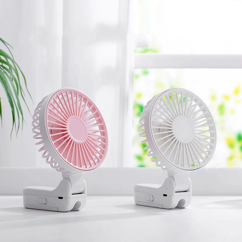 Портативный пластиковый мини вентилятор с USB портом для дома и офиса|Вентиляторы|