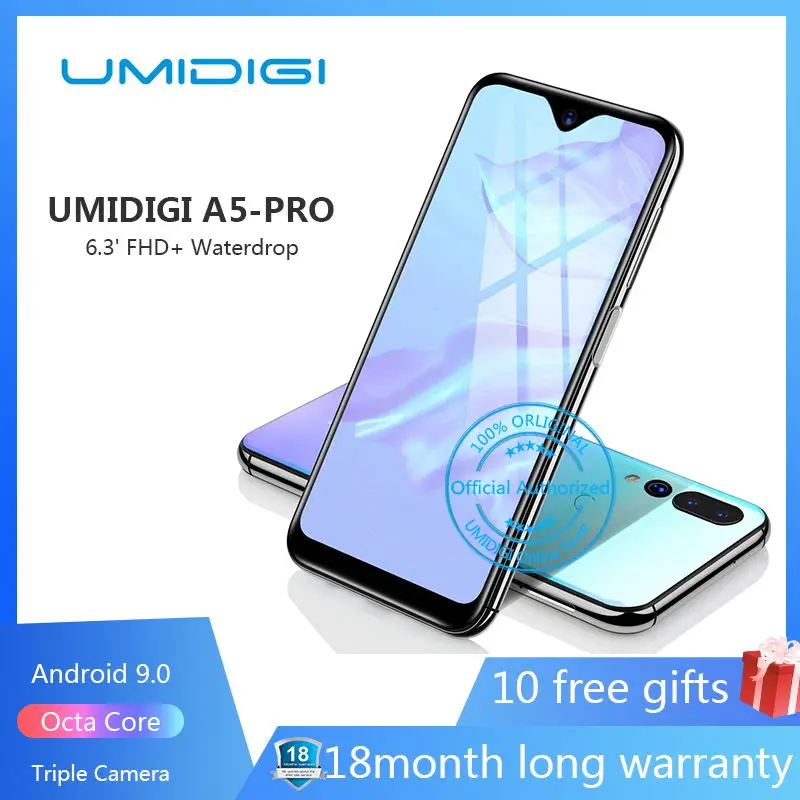 DOOGEE Y8 Plus MTK6761, 3 ГБ ОЗУ, 32 Гб ПЗУ, 4000 мА/ч, Android 9,0, FDD LTE, 6,21 дюймов, 19:9, экран капли воды, смартфон, две sim-карты, 13,0 МП