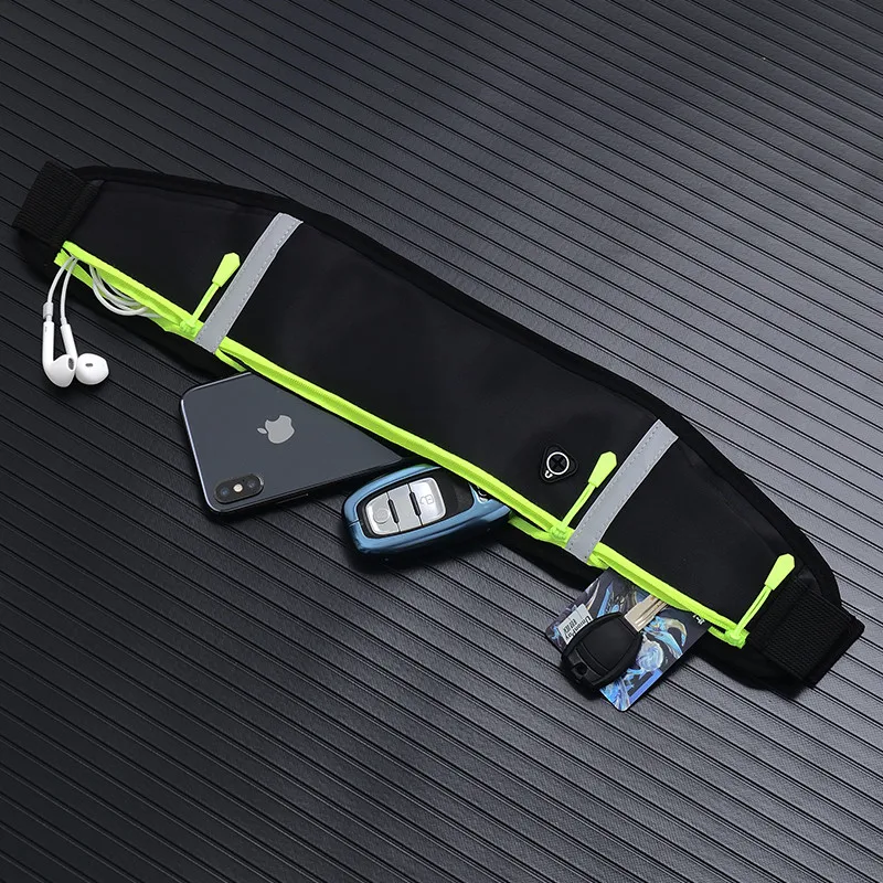 

Ultra-thin Outdoor Sports Waist Bag Running Bum Bag Pack Travel Belly Waist Money Belt Zip Hiking Pouch Wallet