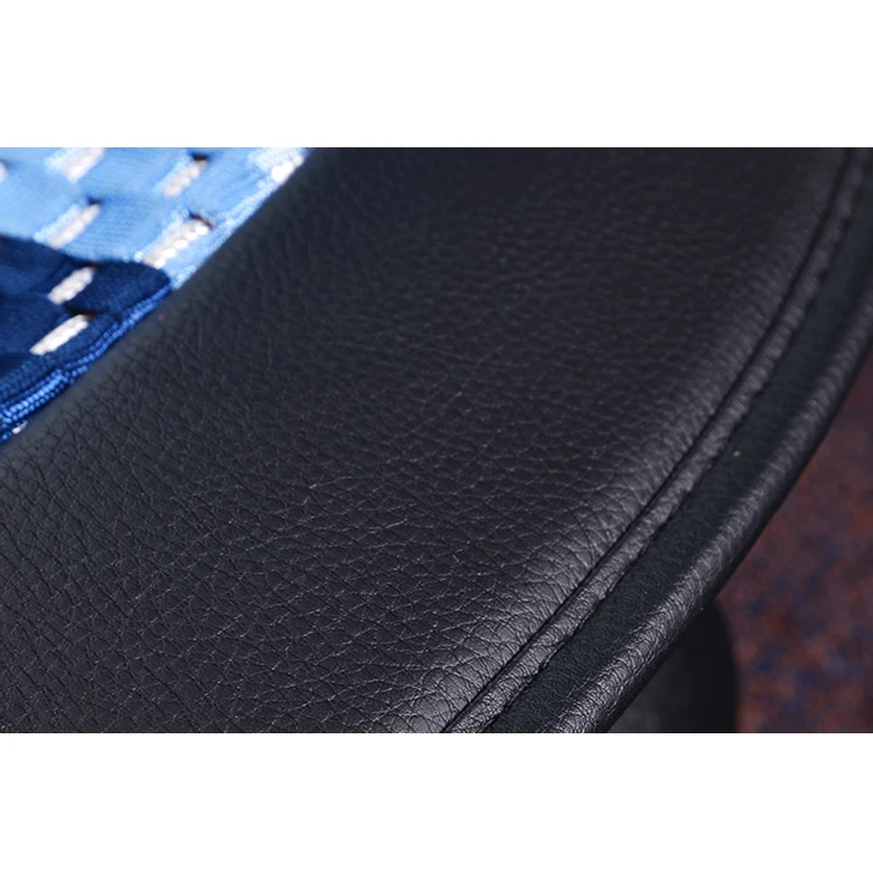 Чехол для автомобильного сиденья из искусственной кожи и синтетического волокна