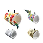 Гамак для попугаев, медовый мешок, летающий соболиный подвесной канал, теплое хлопковое гнездо, хомяк, туннельное гнездо, птичье гнездо