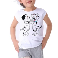 funny dogs animal print girls t shirt kawaii kids clothes harajuku kawaii tshirt summer camisetas white t shirt streetwear tops