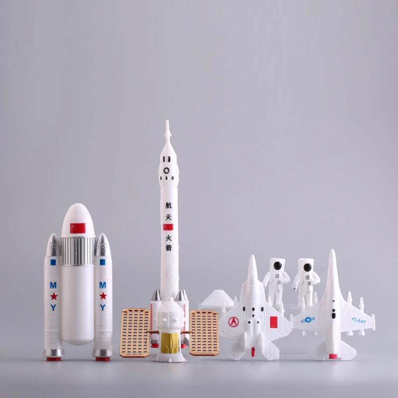 Пластиковая модель космического корабля астронавт спутник ракета игрушка