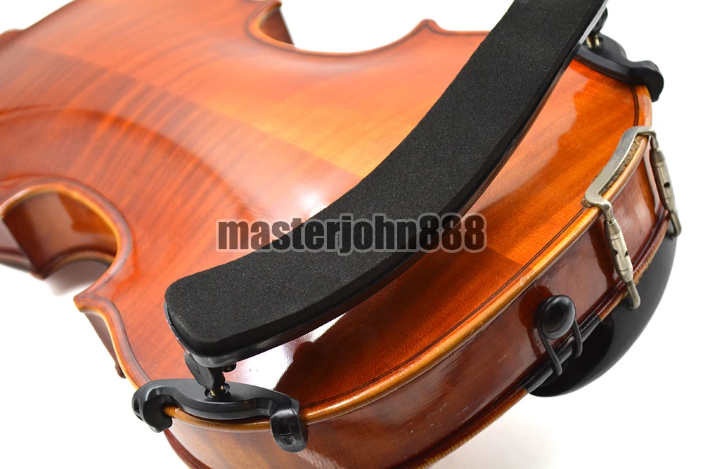 Black Spone Pad 4/4-3/4 1/2 1/4-1/8 Common Violin Adjust Height Shoulder Rest Pads Free Shipping | Спорт и развлечения