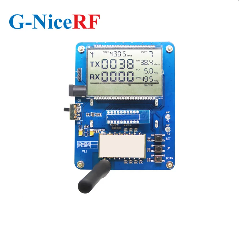 LCD Display Debug Demo Board for RF4463F30 Wireless Module