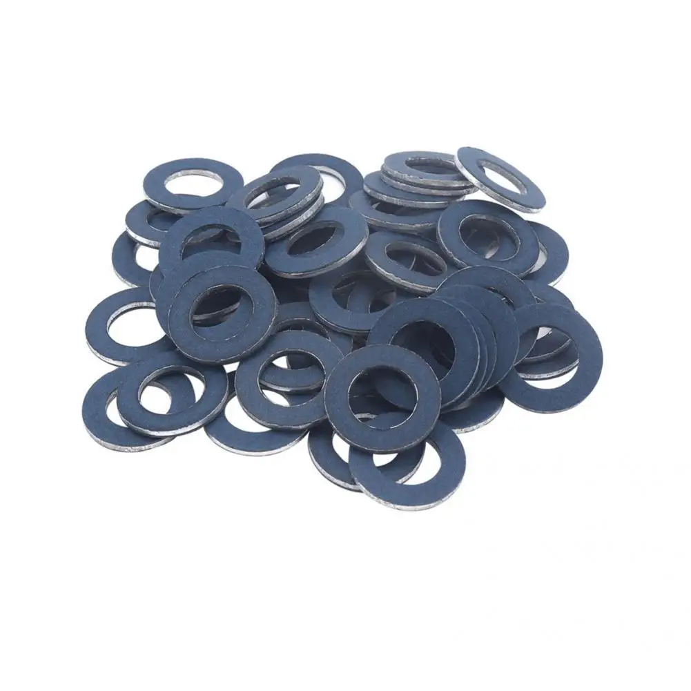 High-quality Oil Drain Plug Washers Practical Aluminium Alloy Oil Drain Plug Gaskets Oil Drain Screw Gaskets 30Pcs